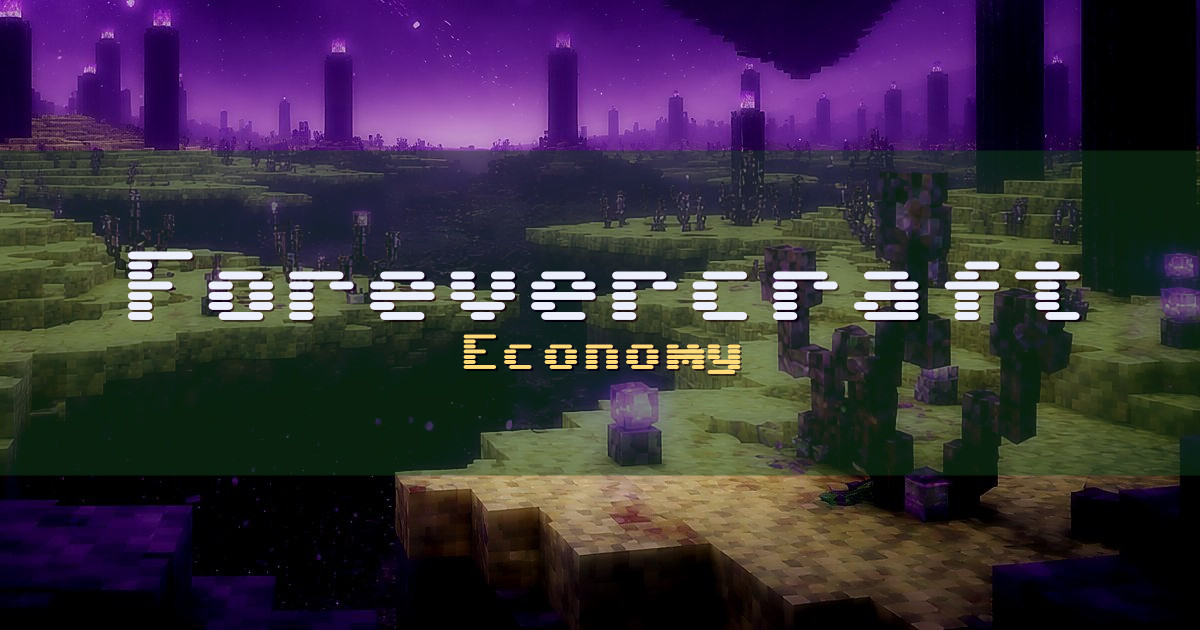 Forevercraft Economy Minecraft server