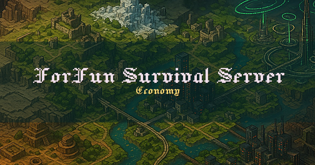ForFun Survival Server Economy Minecraft server
