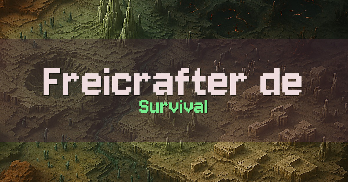 Freicrafter.de Survival Minecraft server