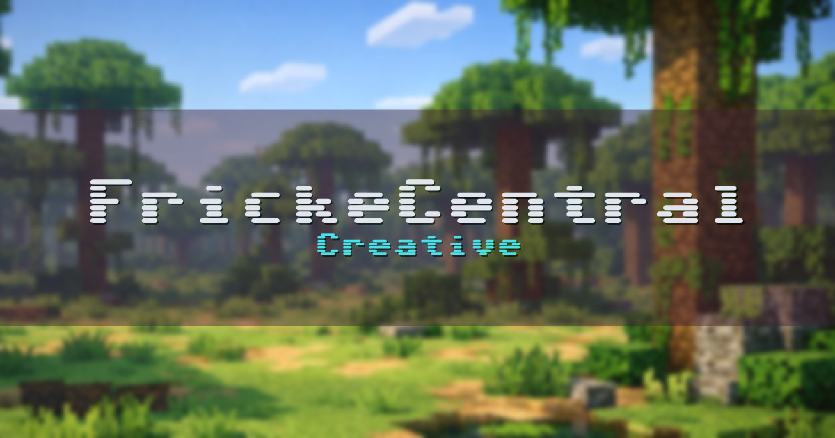 FrickeCentral Creative Minecraft server