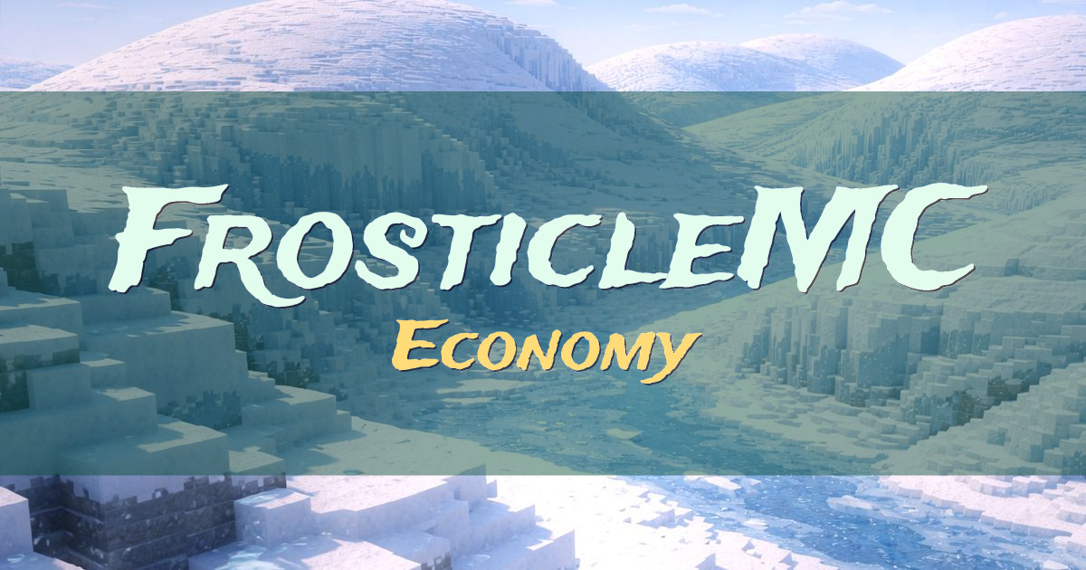 FrosticleMC Economy Minecraft server