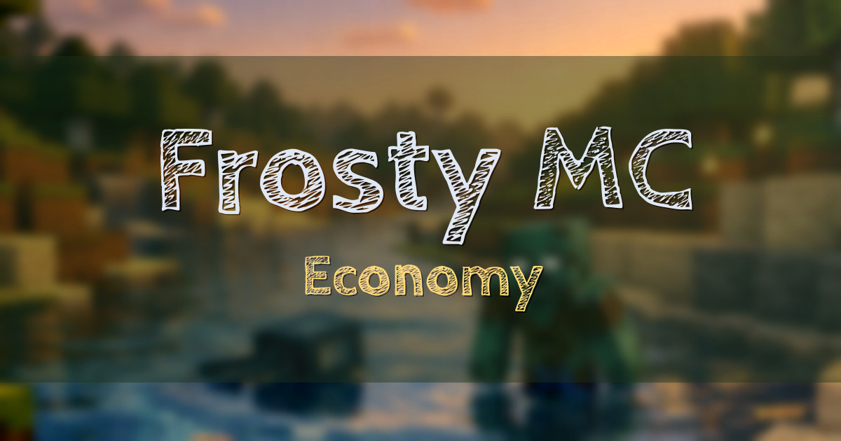 Frosty MC Economy Minecraft server