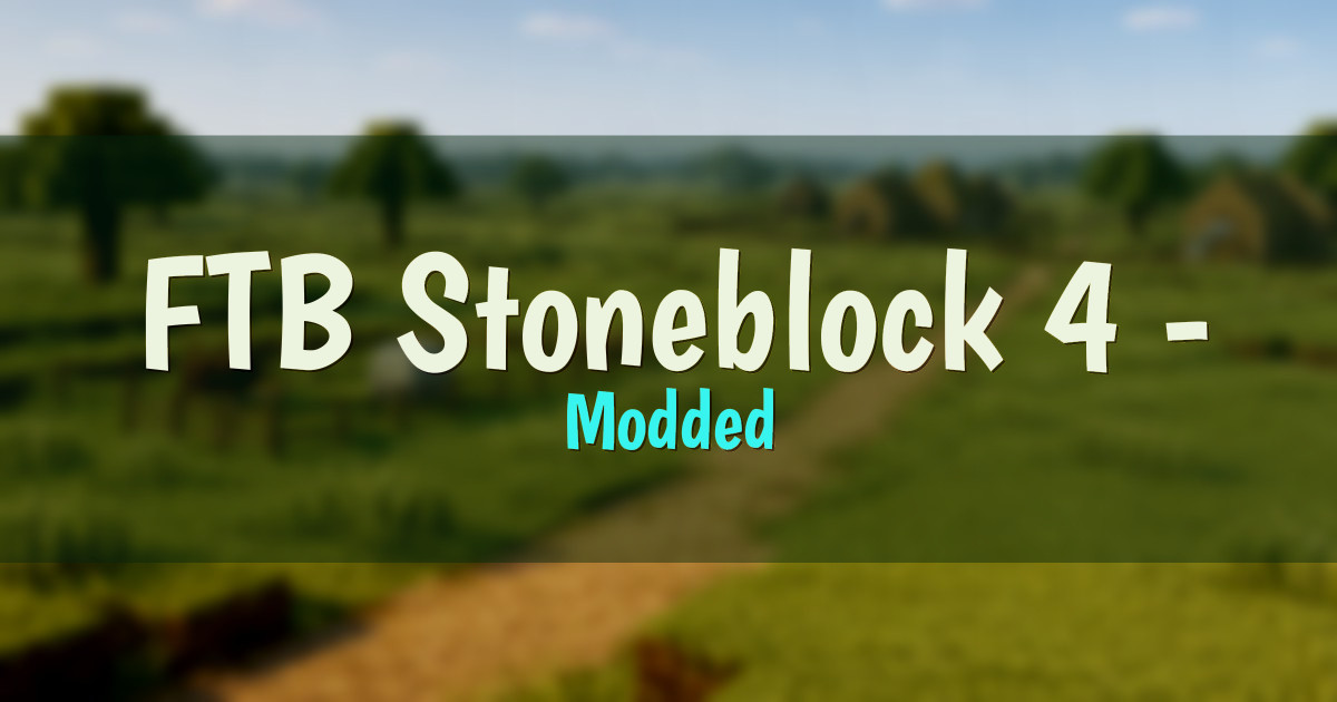 FTB Stoneblock 4 – Chunkloaders Modded Minecraft server