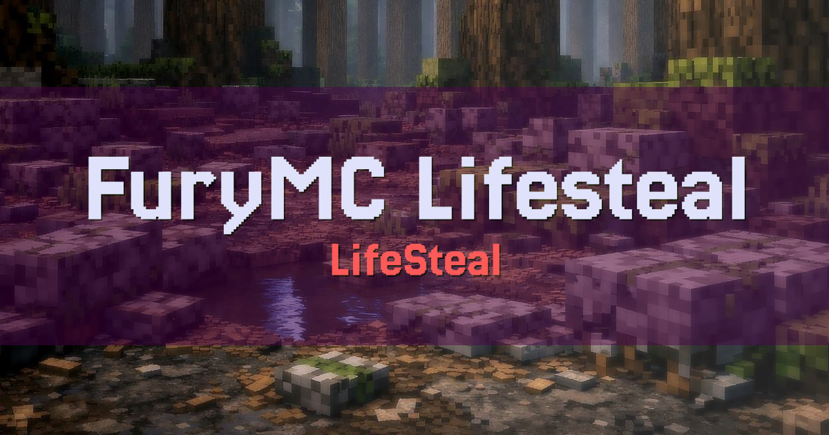 FuryMC Lifesteal Parkour Minecraft server