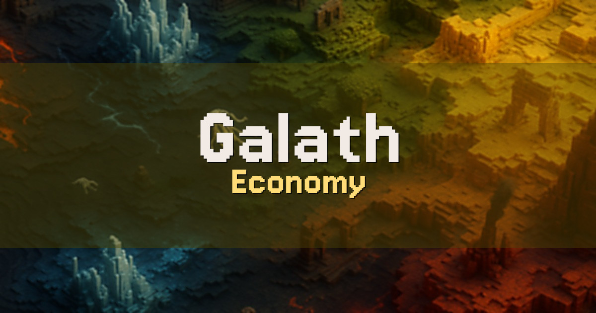 Galath Economy Minecraft server