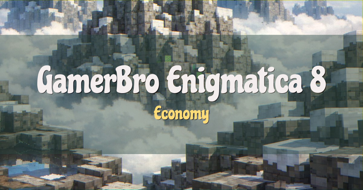 GamerBro Enigmatica 8 Economy Minecraft server