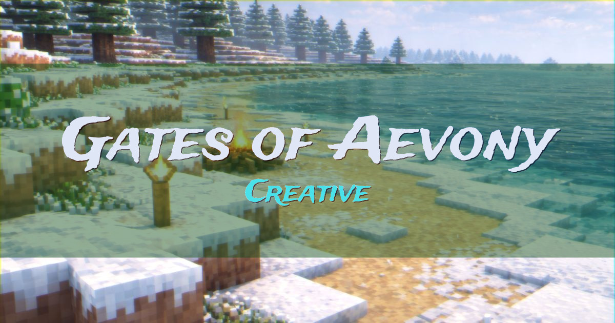 Gates of Aevony Creative Minecraft server