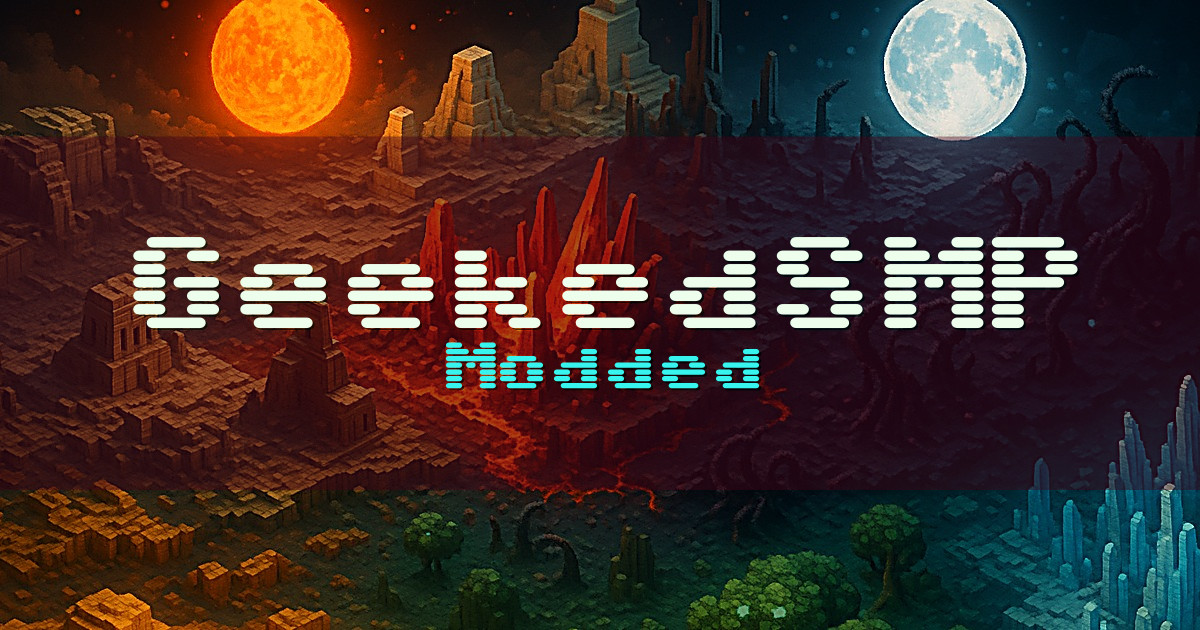 GeekedSMP Modded Minecraft server