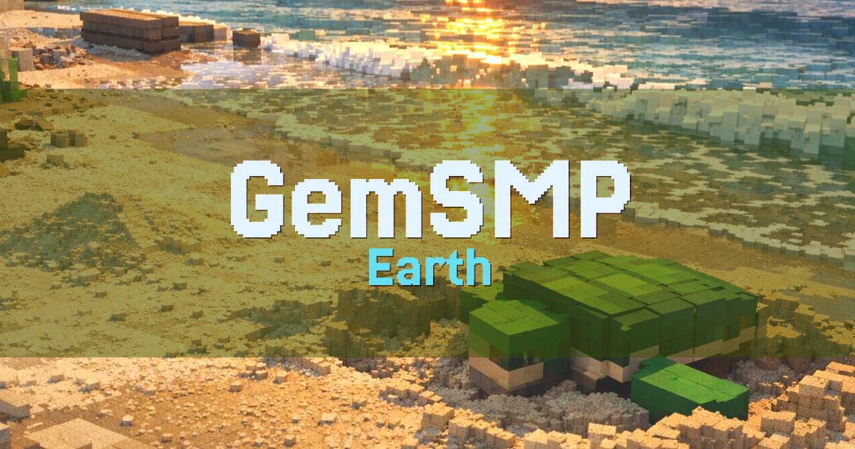GemSMP Earth Minecraft server