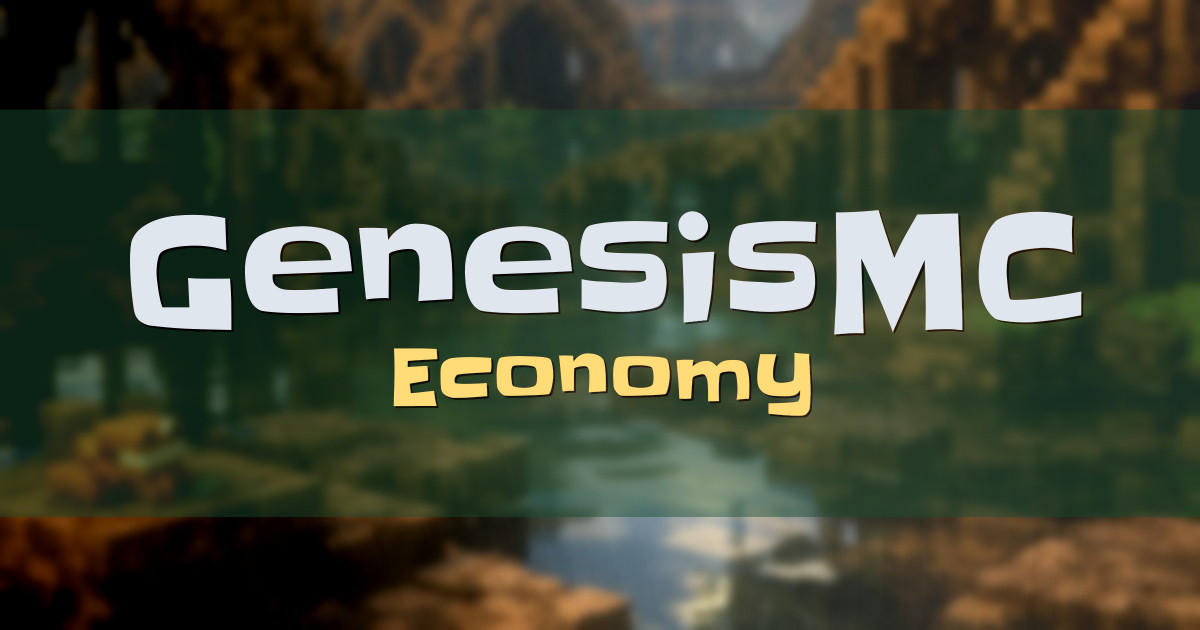GenesisMC Economy Minecraft server