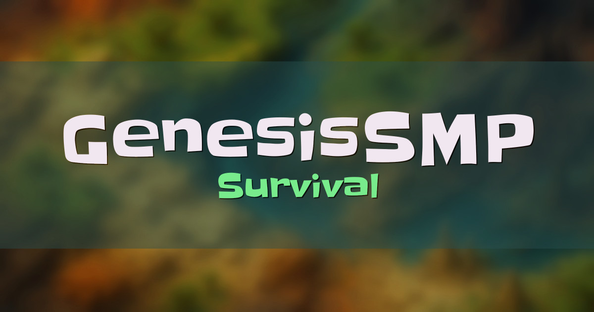 GenesisSMP Survival Minecraft server