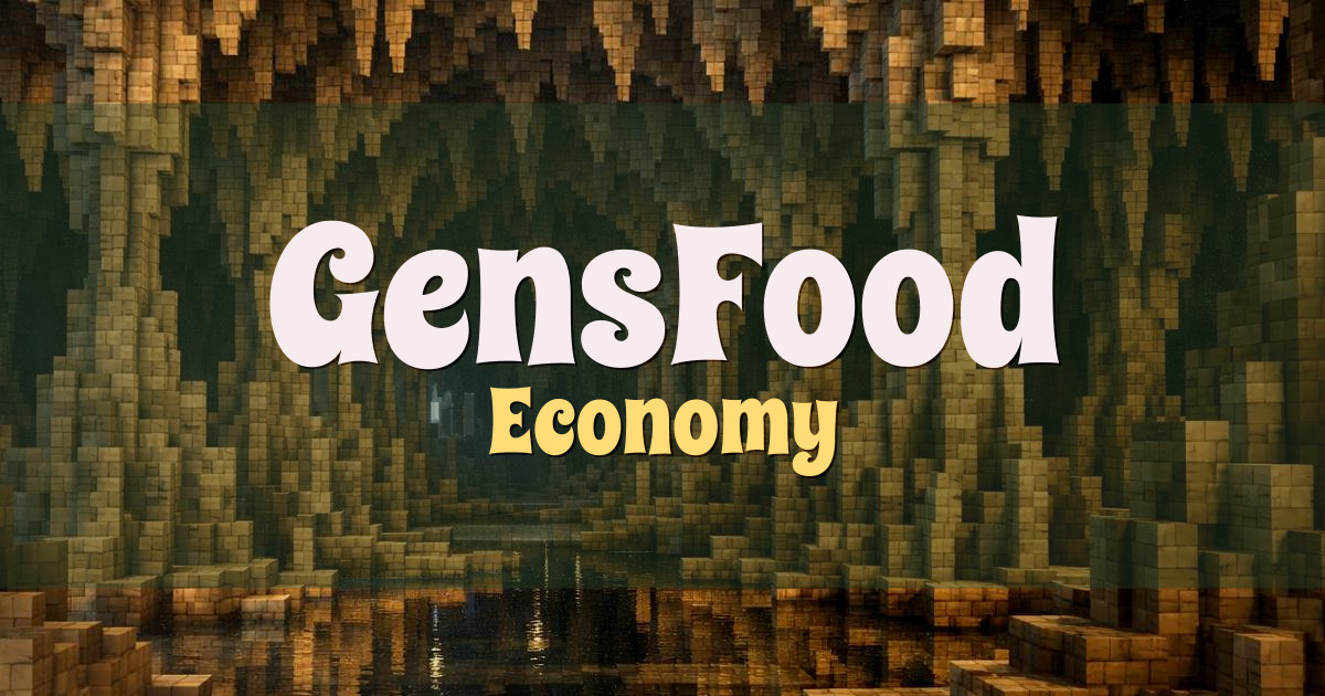 GensFood Economy Minecraft server