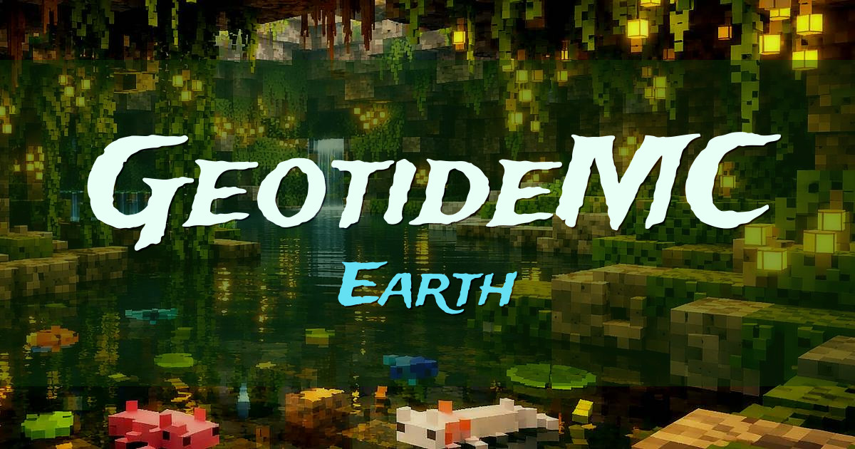 GeotideMC Earth Minecraft server
