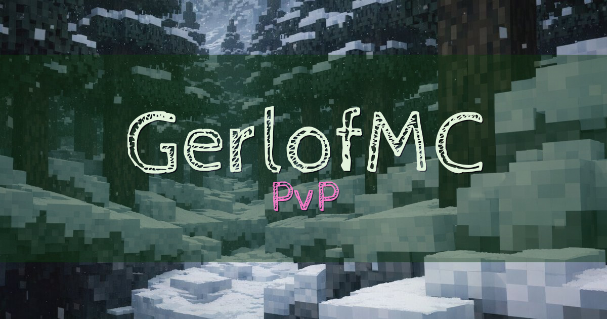 GerlofMC PvP Minecraft server
