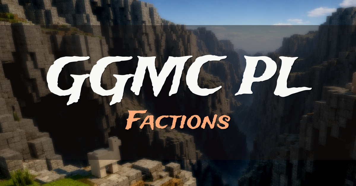 GGMC.PL Factions Minecraft server