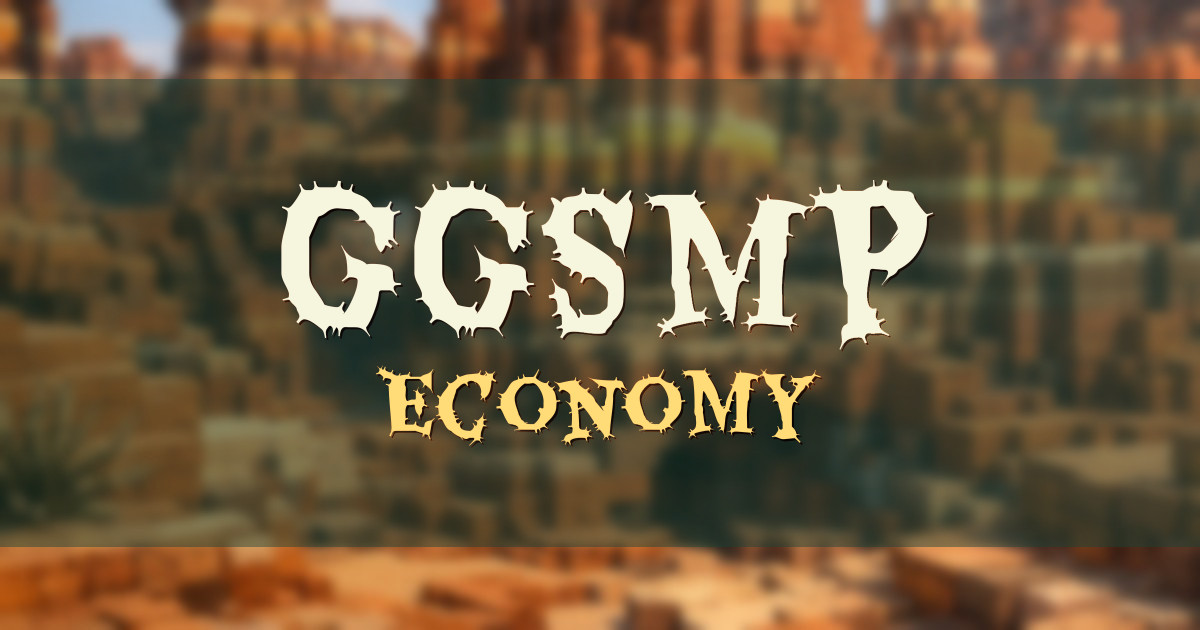 GGSMP Economy Minecraft server
