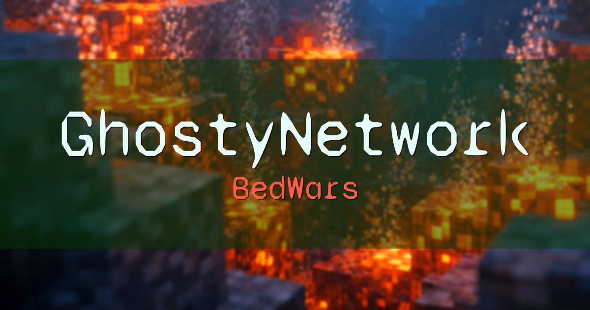 GhostyNetwork BedWars Minecraft server