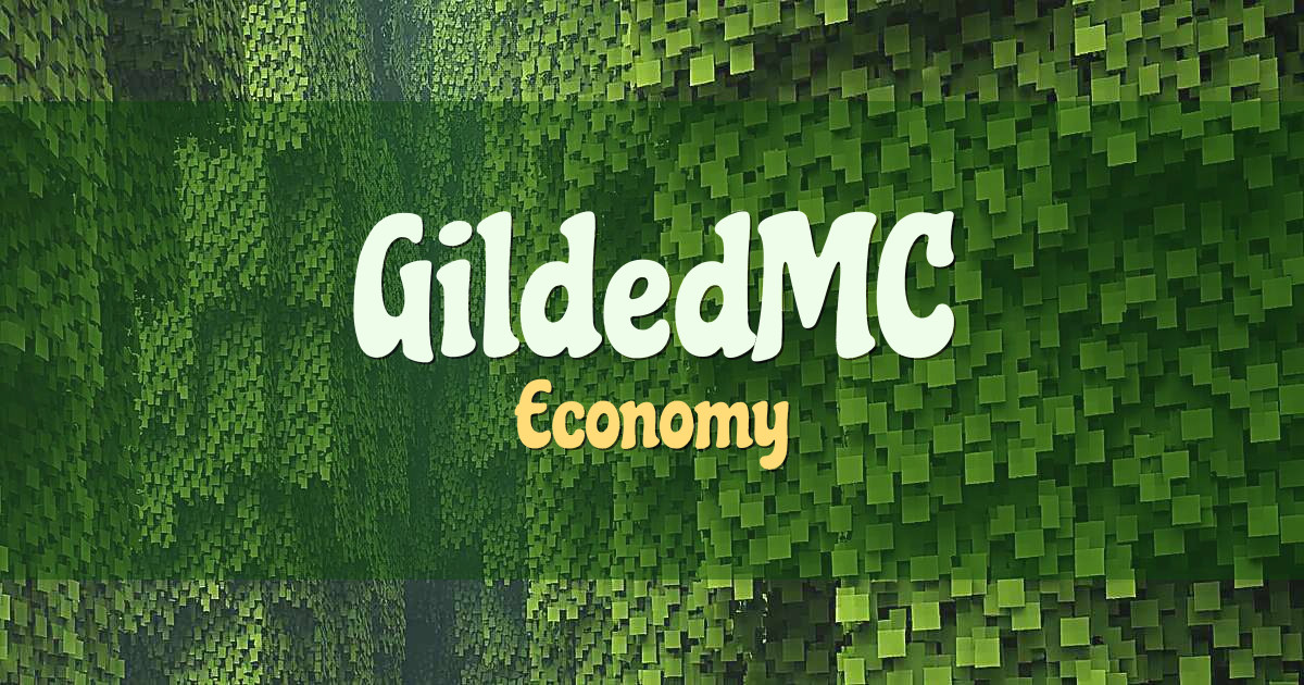 GildedMC Economy Minecraft server