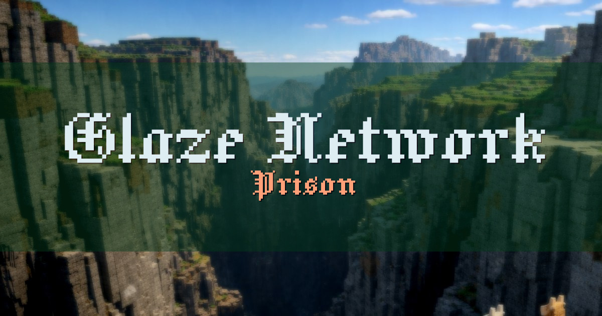 Glaze Network Prison Minecraft server