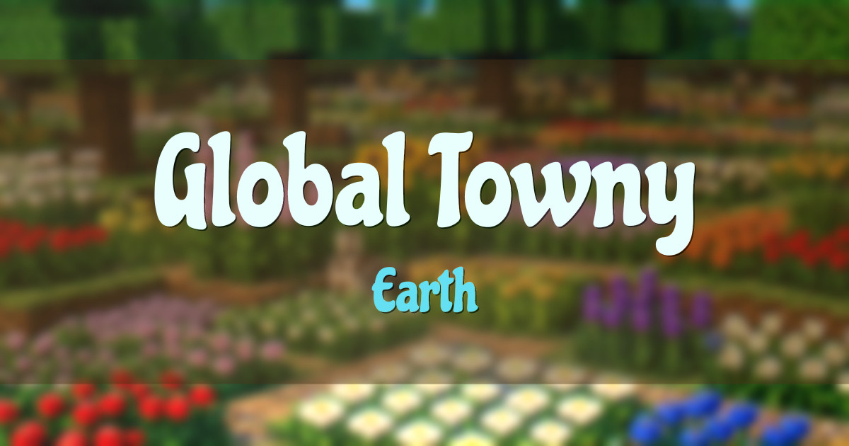 Global Towny Earth Minecraft server