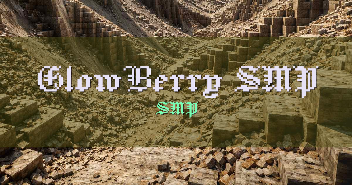 GlowBerry SMP Survival Minecraft server