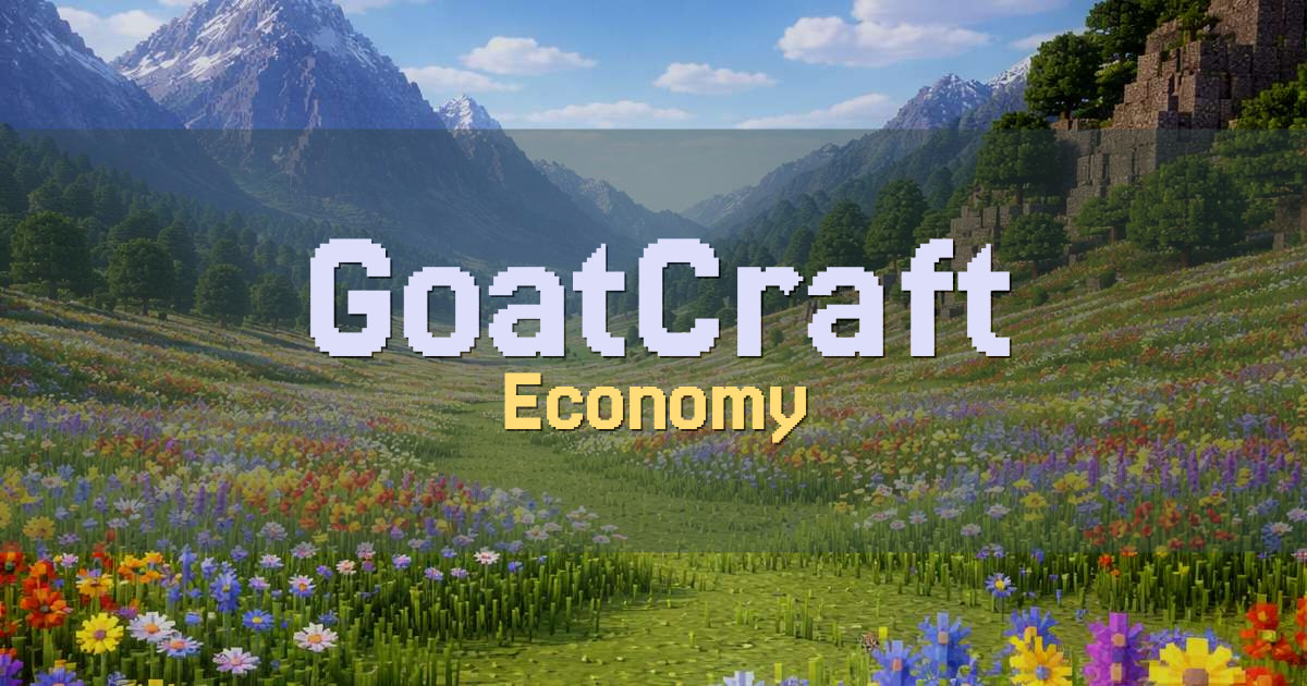 GoatCraft Economy Minecraft server