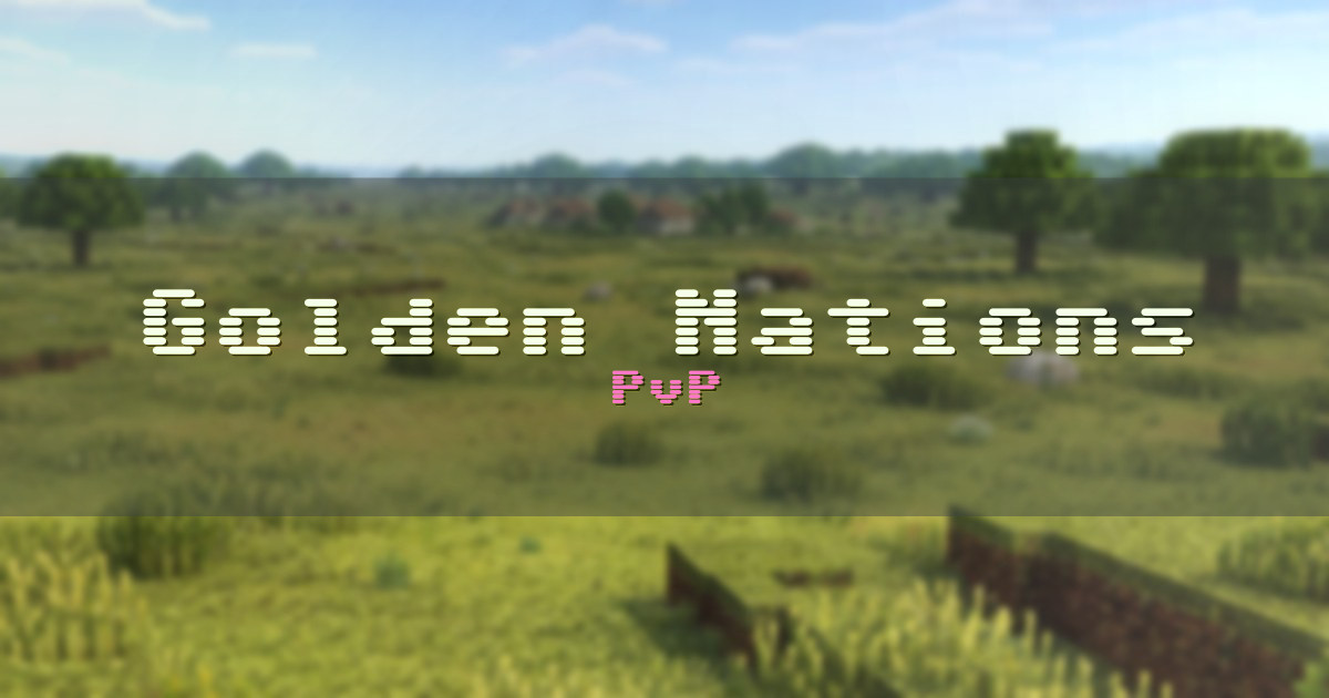 Golden Nations PvP Minecraft server