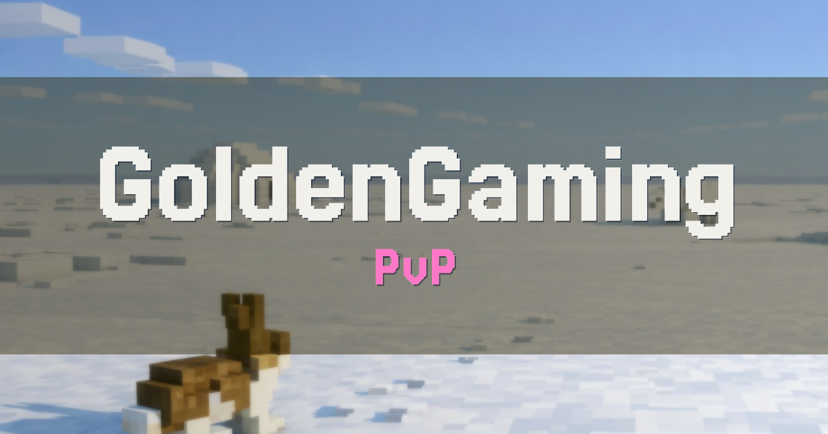 GoldenGaming PvP Minecraft server