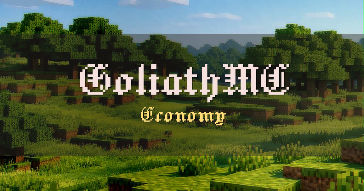 GoliathMC Economy Minecraft server
