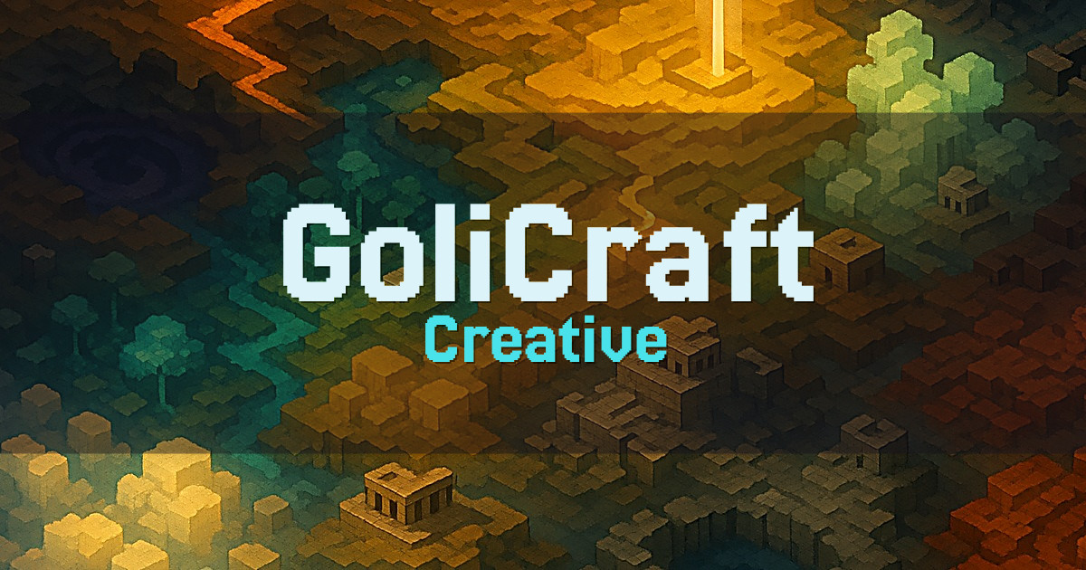 GoliCraft Creative Minecraft server