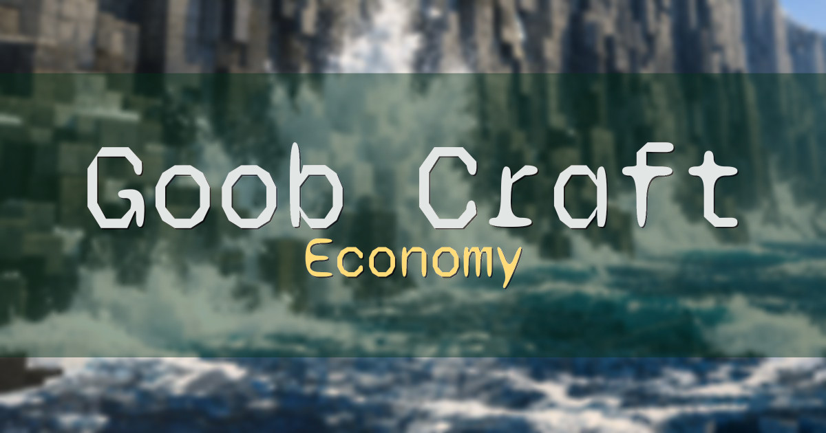 Goob Craft Economy Minecraft server