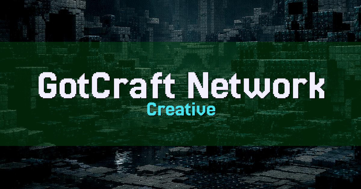 GotCraft Network Creative Minecraft server