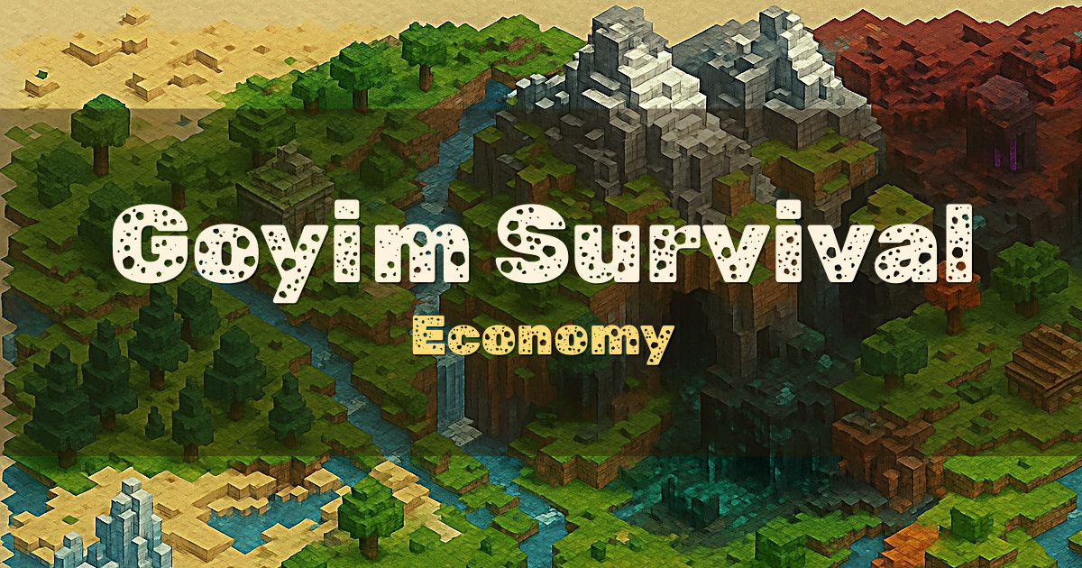 Goyim Survival Economy Minecraft server