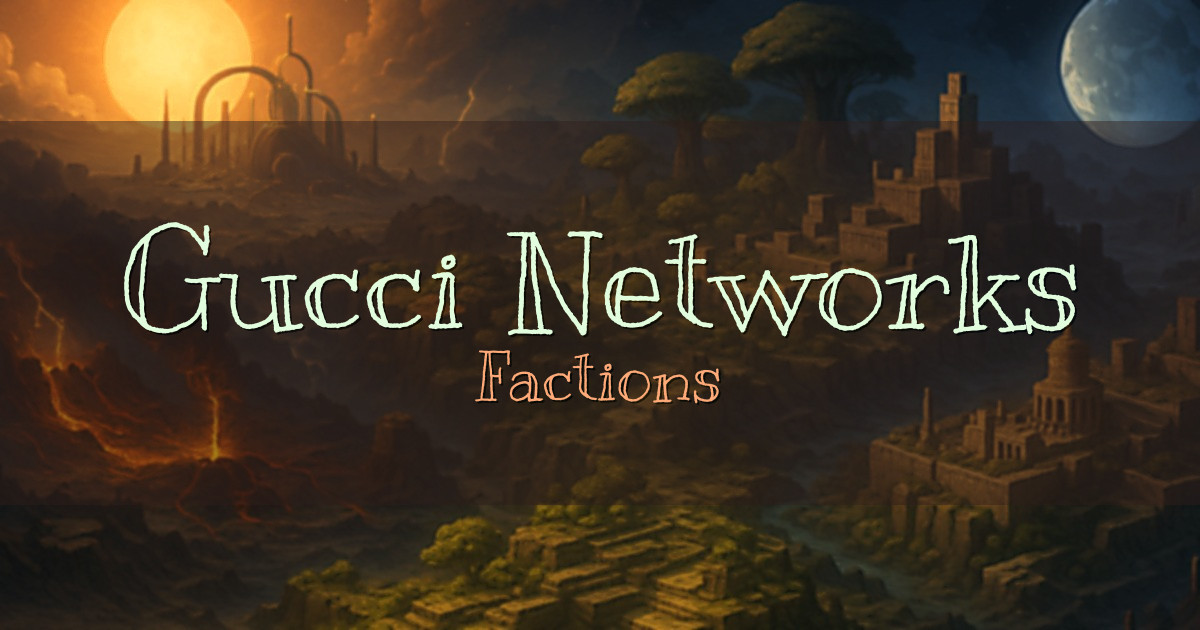Gucci Networks Factions Minecraft server