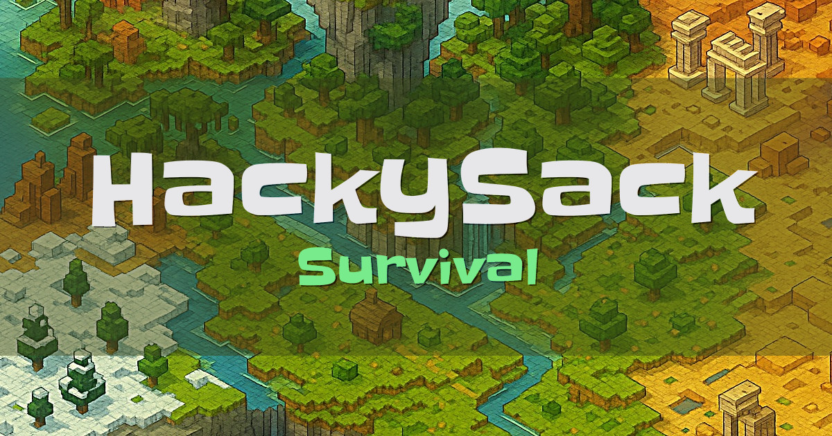 HackySack Survival Minecraft server