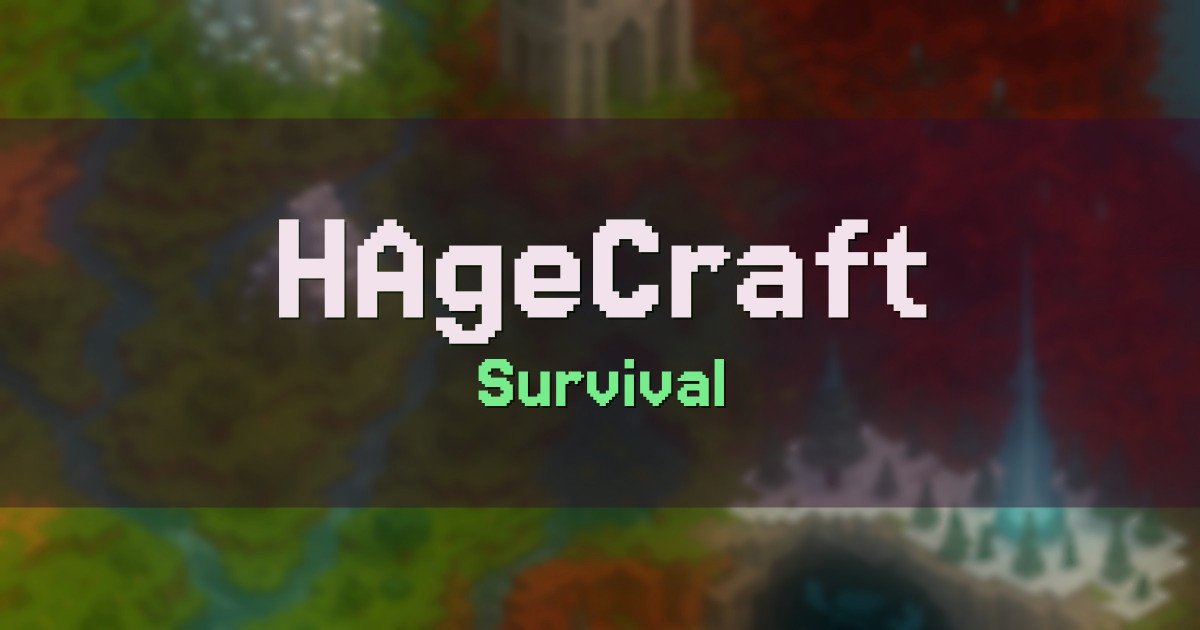 HAgeCraft Survival Minecraft server