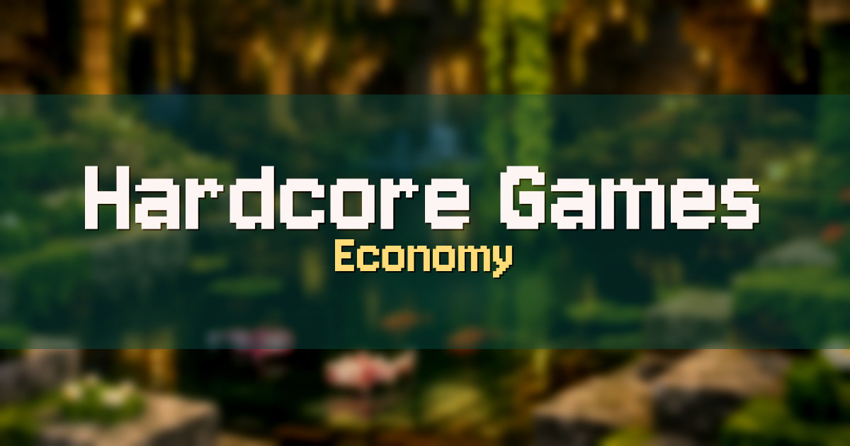 Hardcore Games Economy Minecraft server
