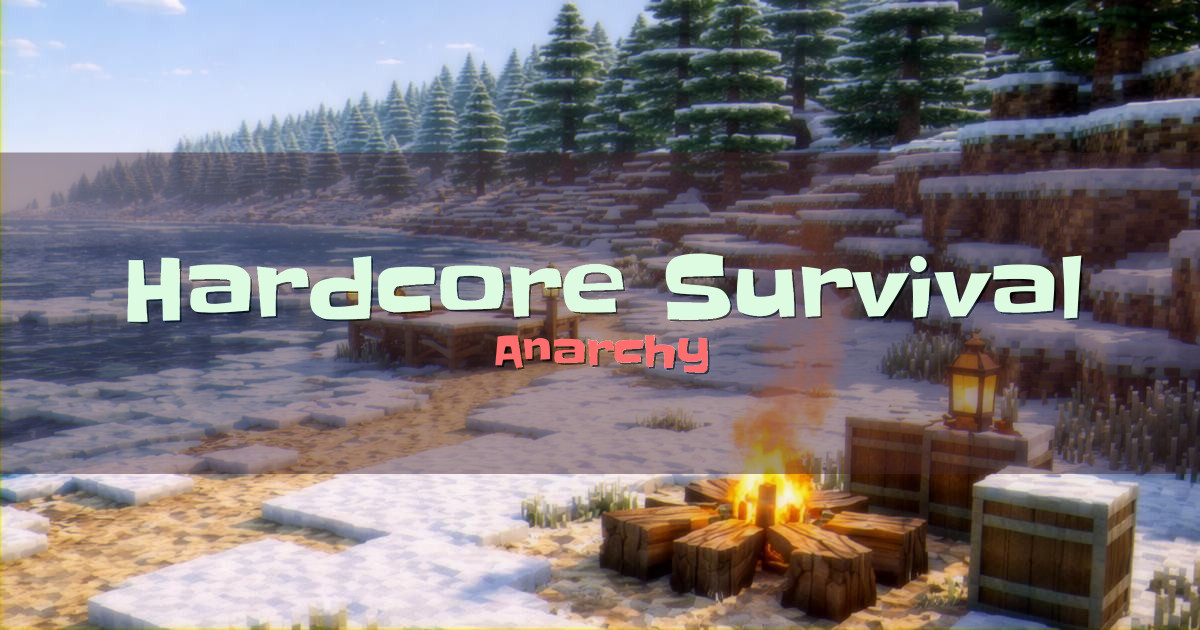 Hardcore Survival Anarchy Minecraft server