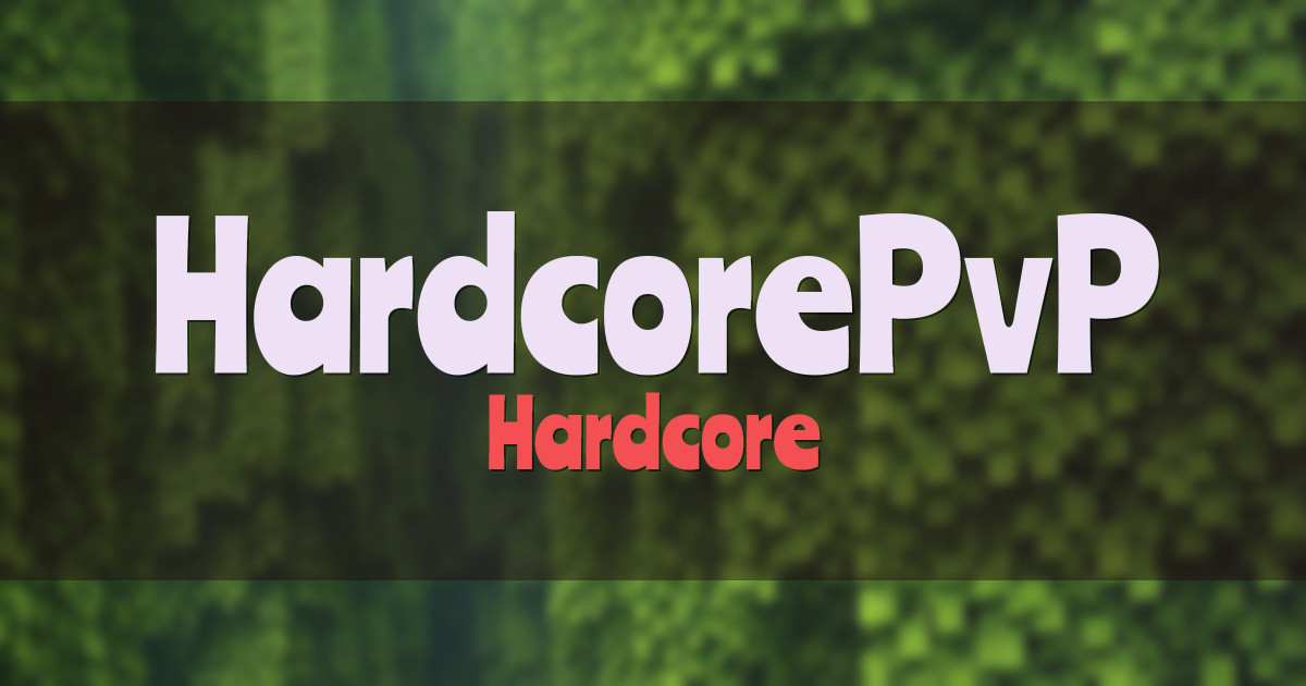 HardcorePvP KitPvP Minecraft server