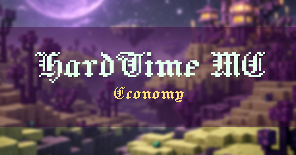 HardTime MC Economy Minecraft server