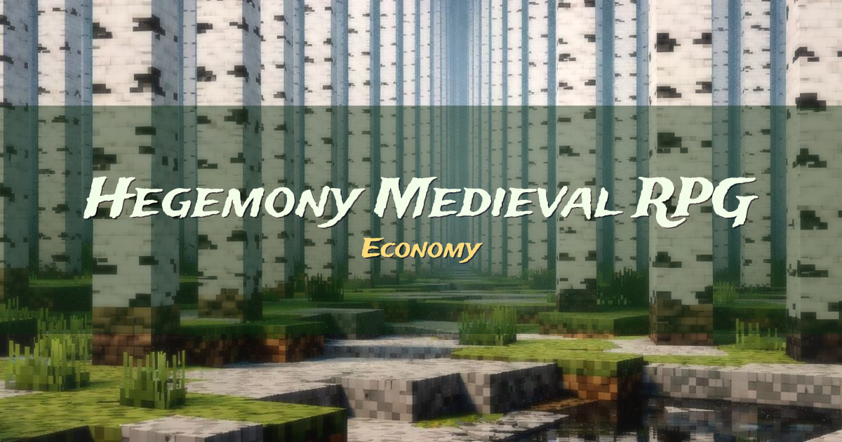 Hegemony | Medieval RPG Server Economy Minecraft server