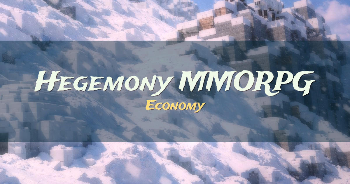 Hegemony MMORPG Economy Minecraft server