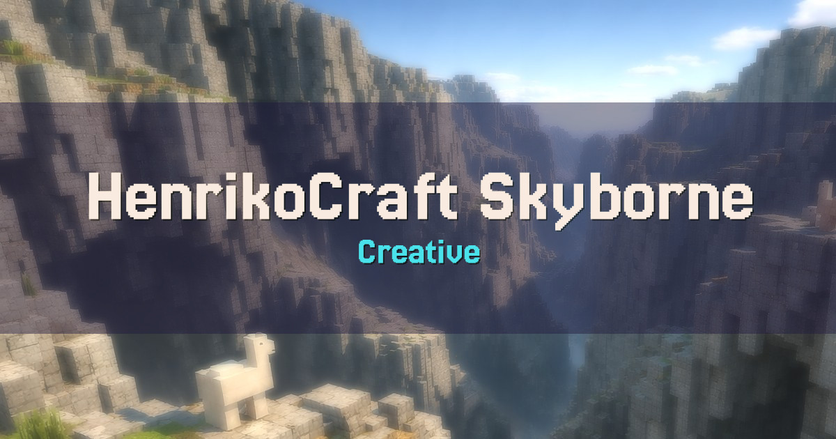 HenrikoCraft Skyborne Creative Minecraft server