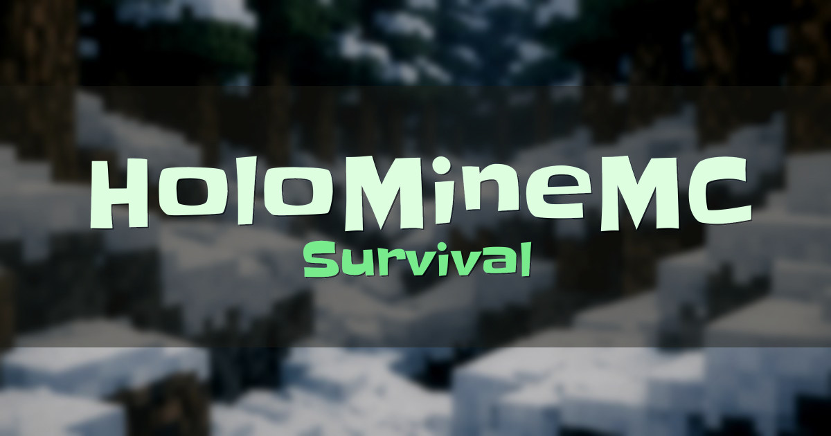 HoloMineMC Survival Minecraft server