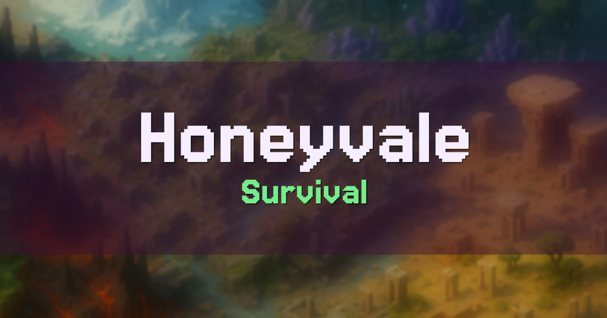Honeyvale Survival Minecraft server