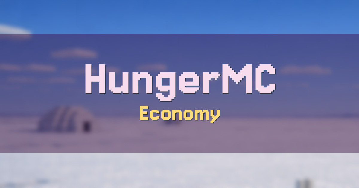HungerMC Economy Minecraft server