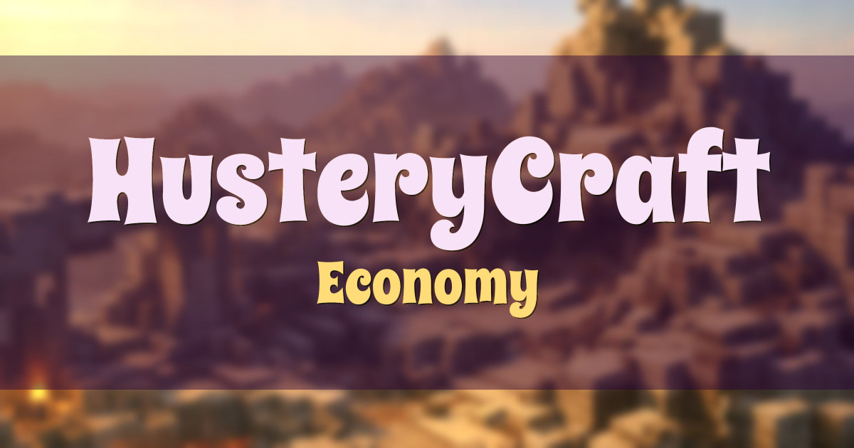 HusteryCraft Economy Minecraft server