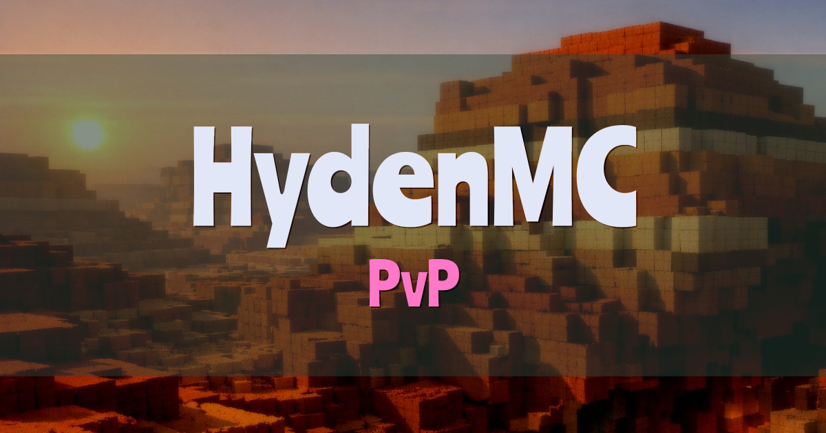 HydenMC PvP Minecraft server