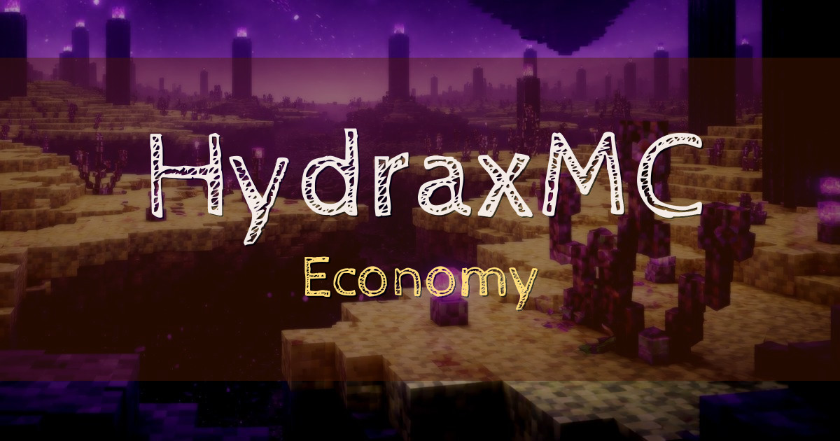 HydraxMC Economy Minecraft server