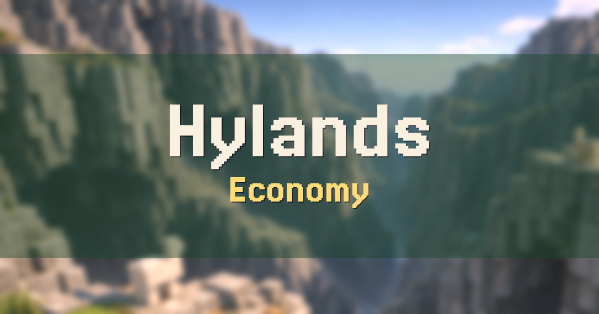 Hylands Economy Minecraft server